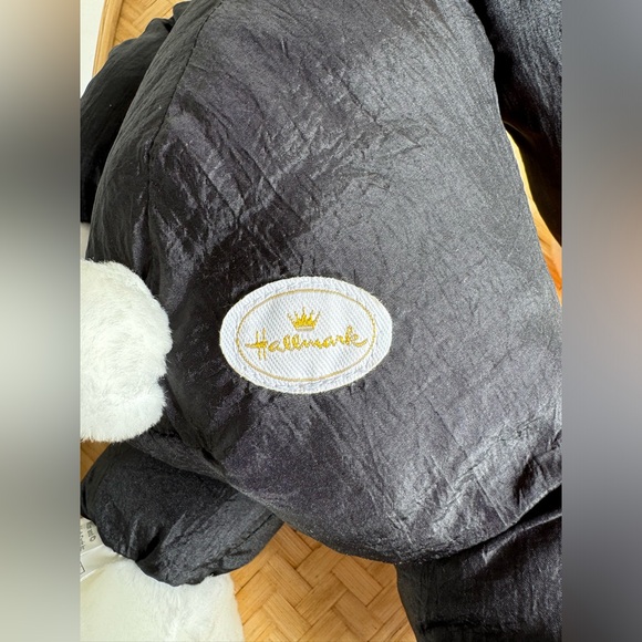 Halloween HALLMARK Trick or Treat Skeleton Plush Teddy Bear w Pumpkin - Picture 3 of 4